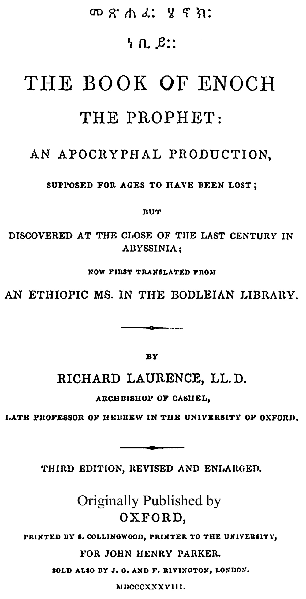 The Book of Enoch the Prophet