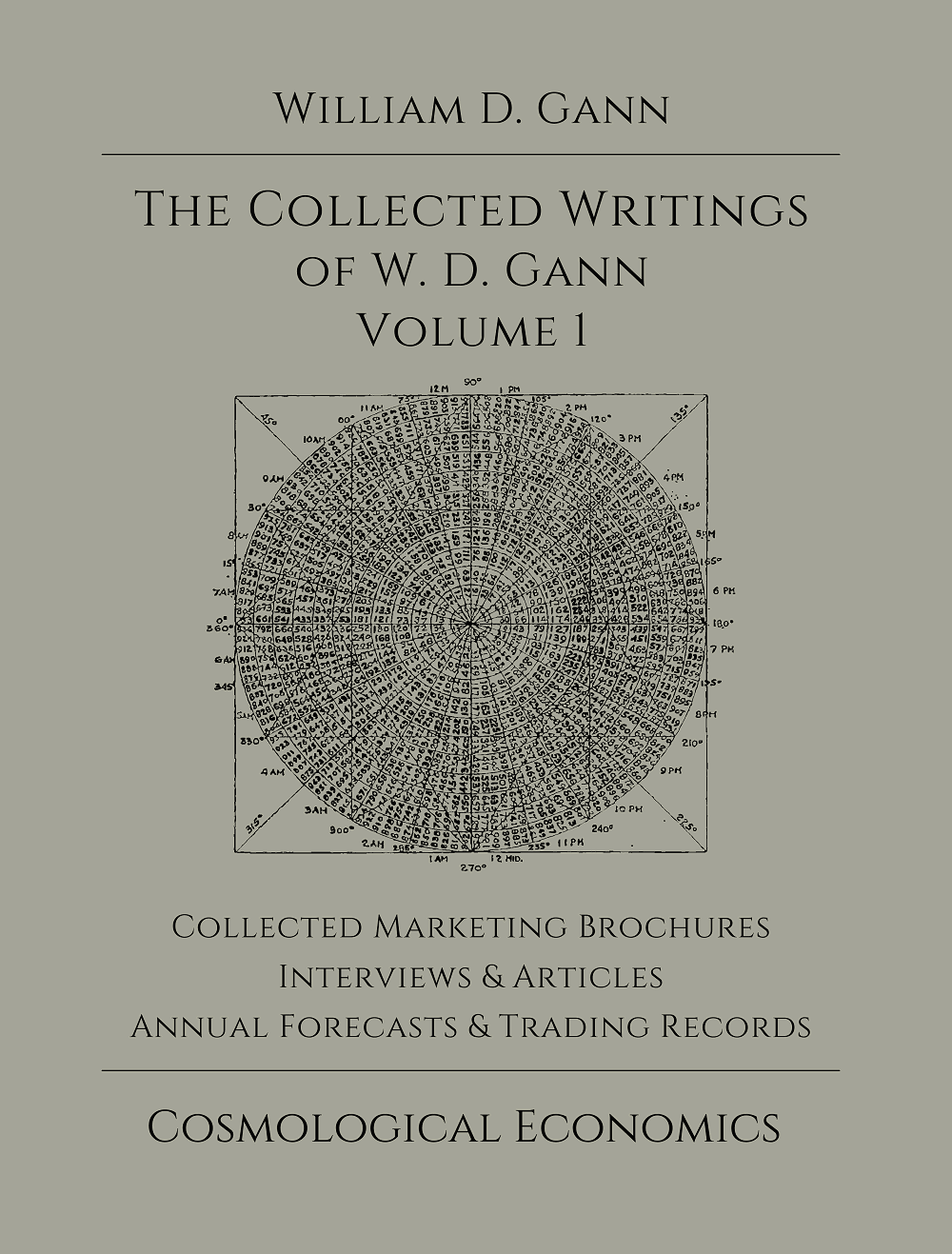The Collected Writings of W. D. Gann, Volume 1