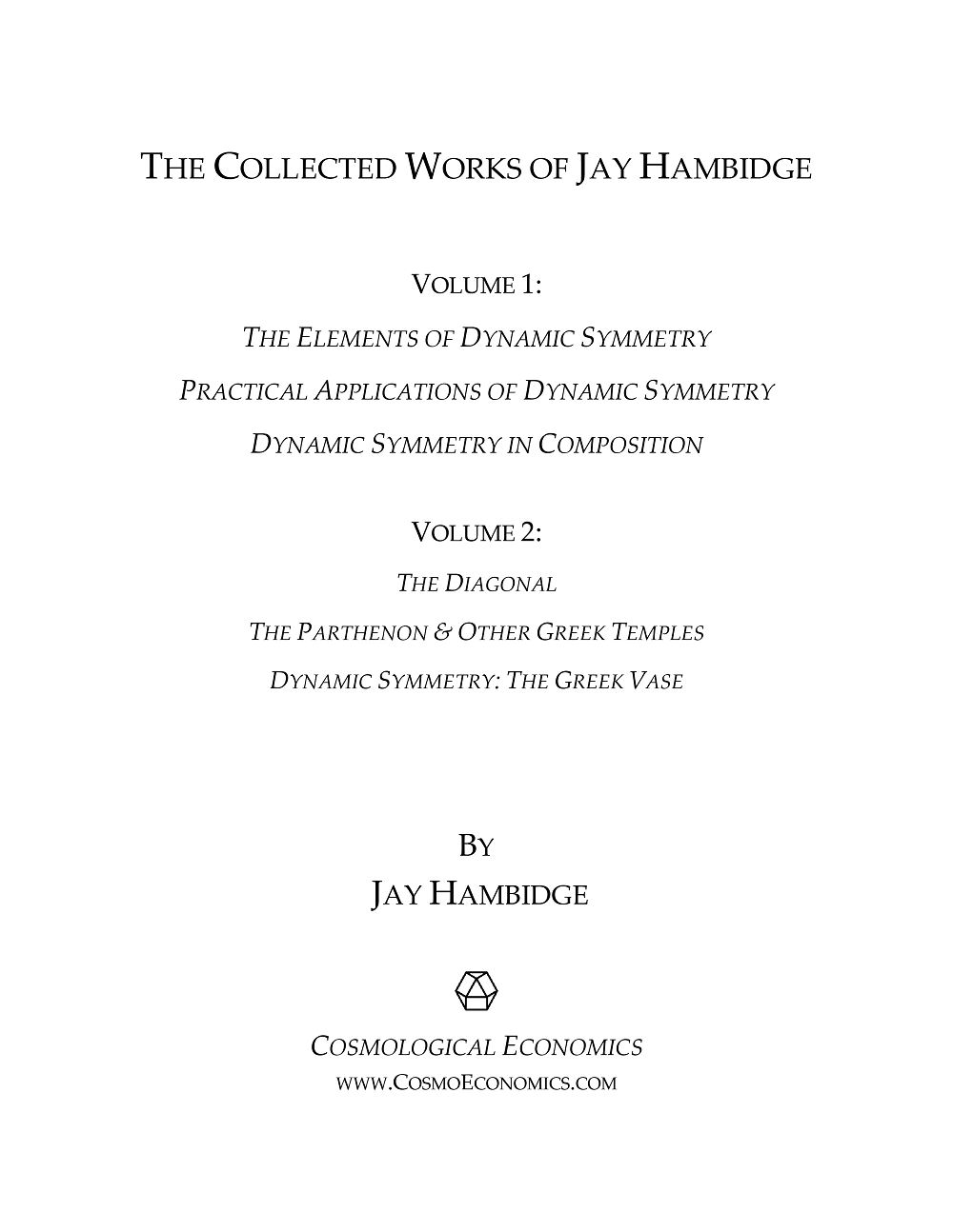 Collected Works of Jay Hambidge