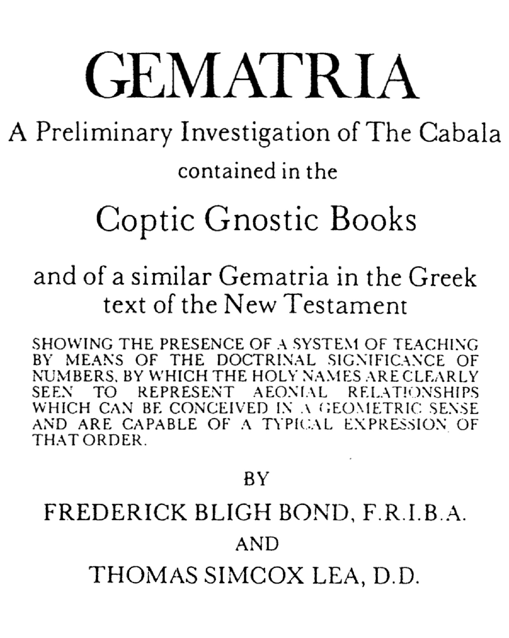 Gematria