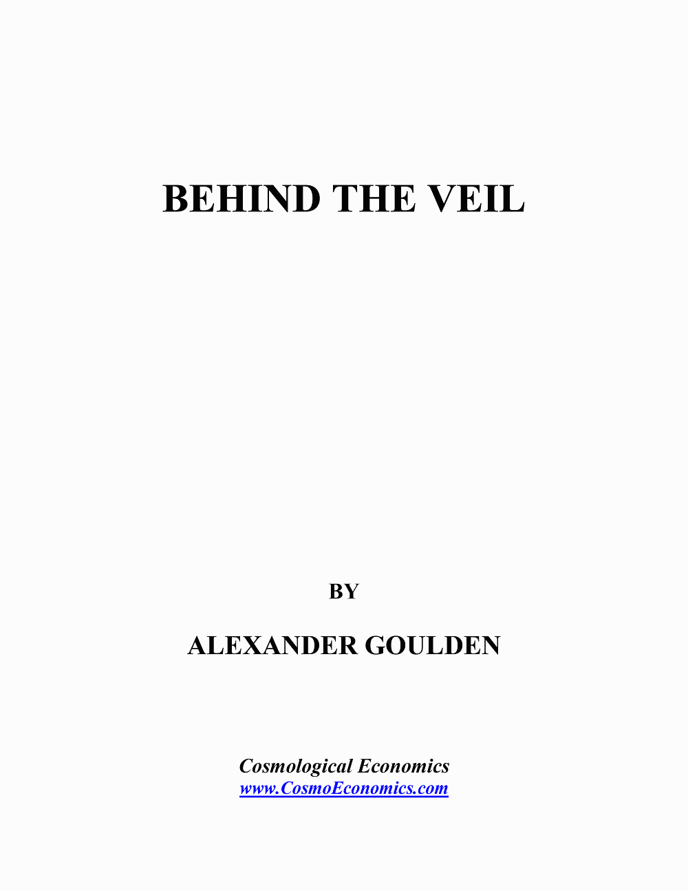 Behind the Veil