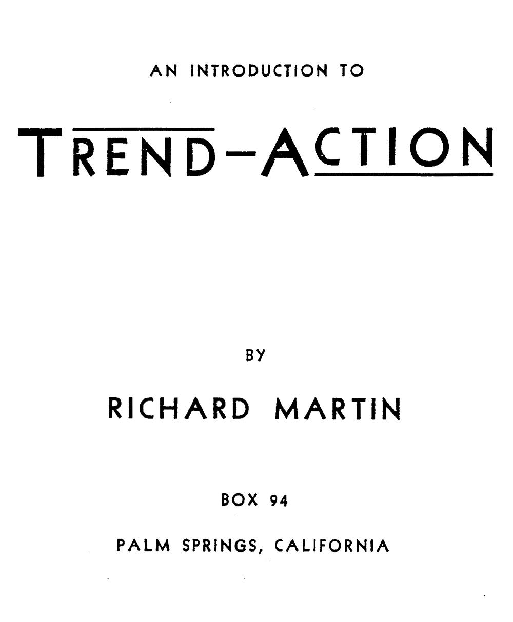 An Introduction to Trend-Action