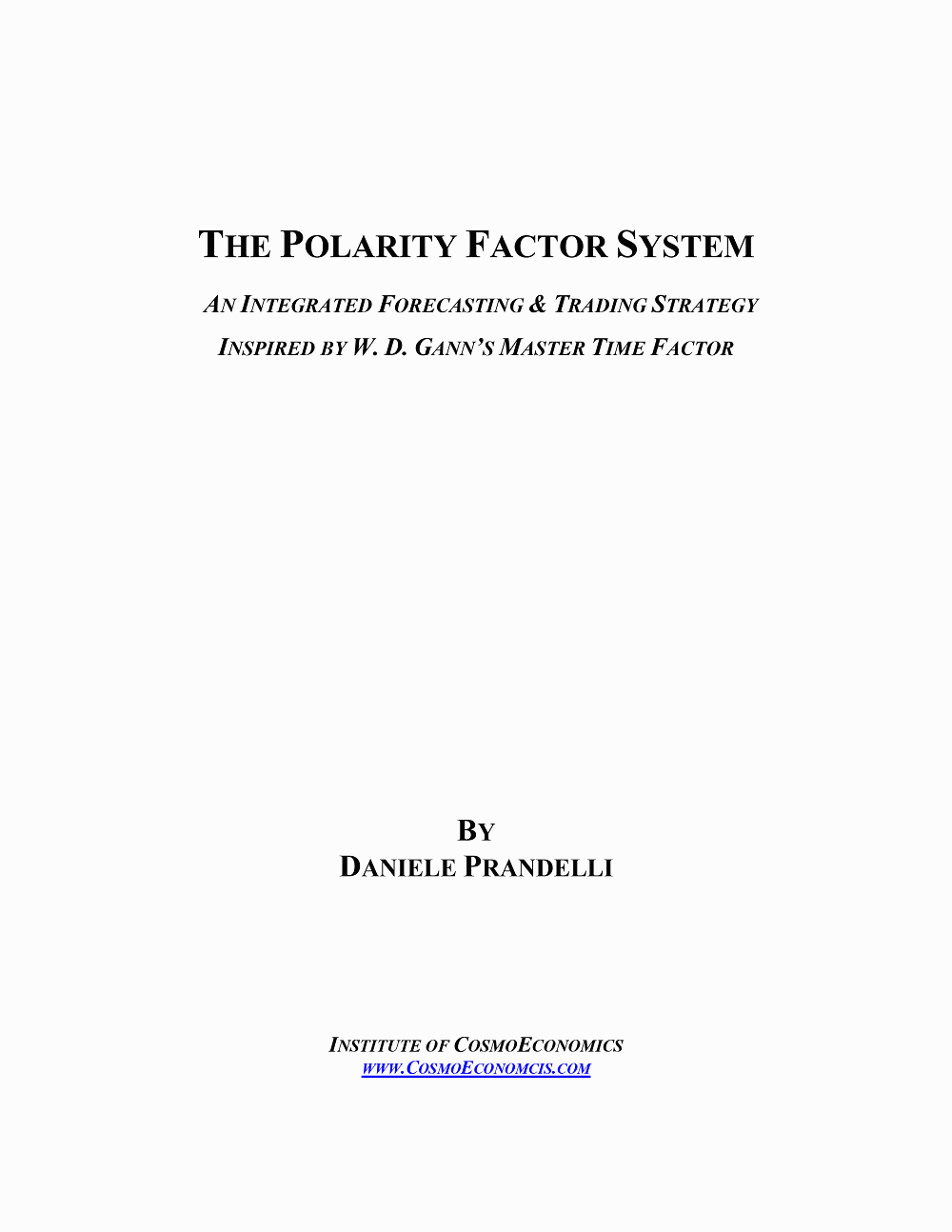 The Polarity Factor System