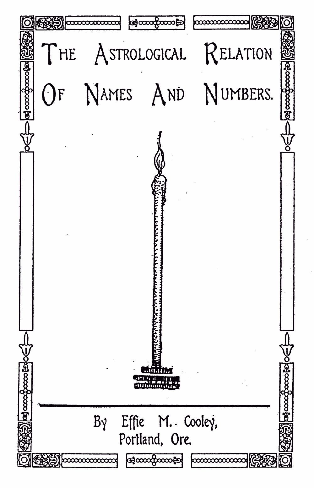 Astrological Relation of Names & Numbers