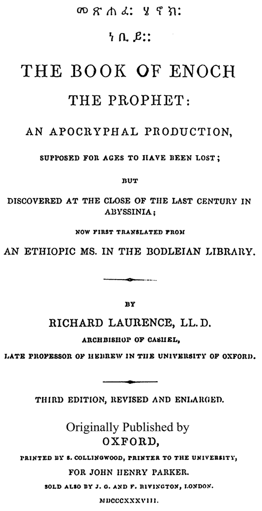 The Book of Enoch the Prophet