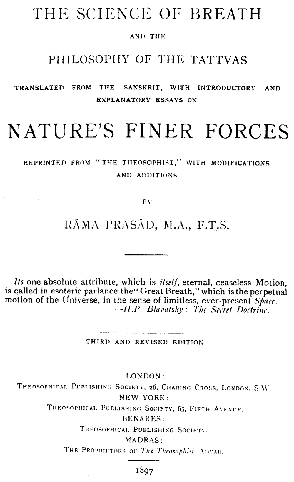 Nature's Finer Forces