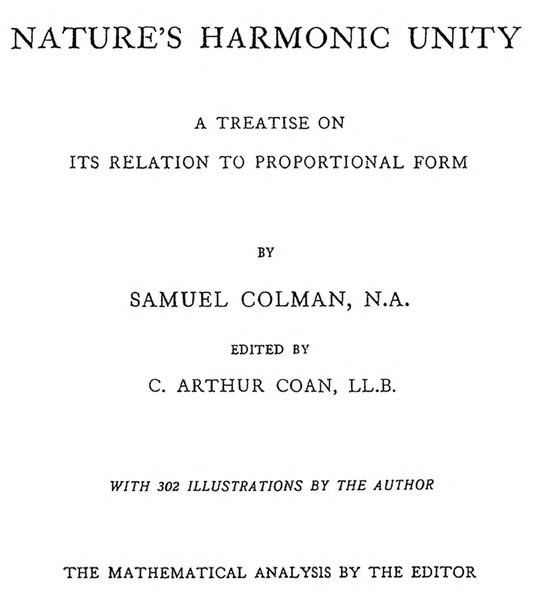 Nature's Harmonic Unity