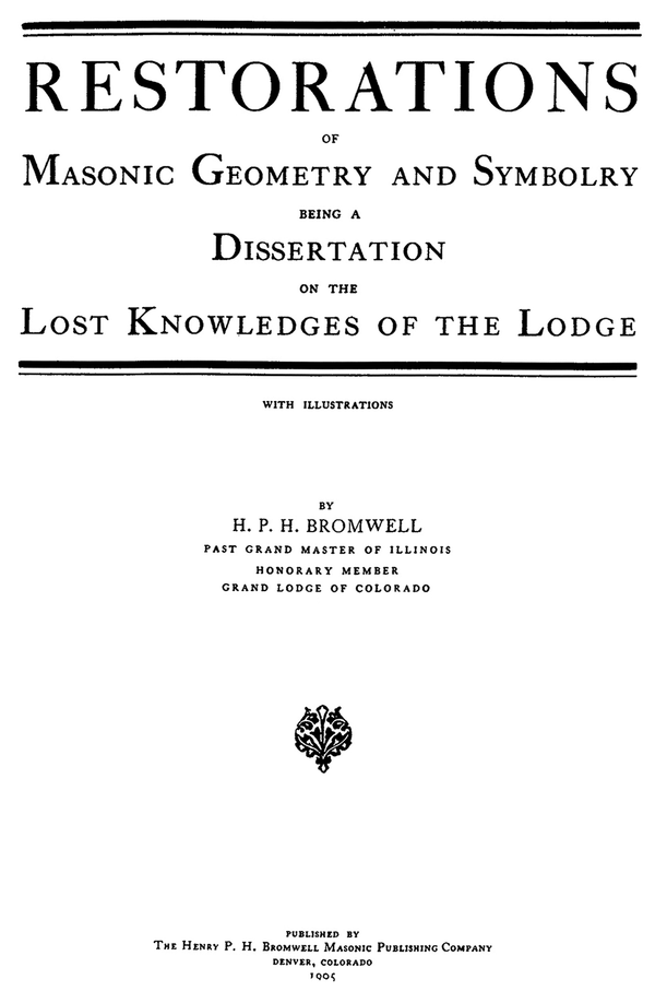 Masonic Math Restorations of Masonic Geometry and Symbolry – CosmoEconomics, LLC
