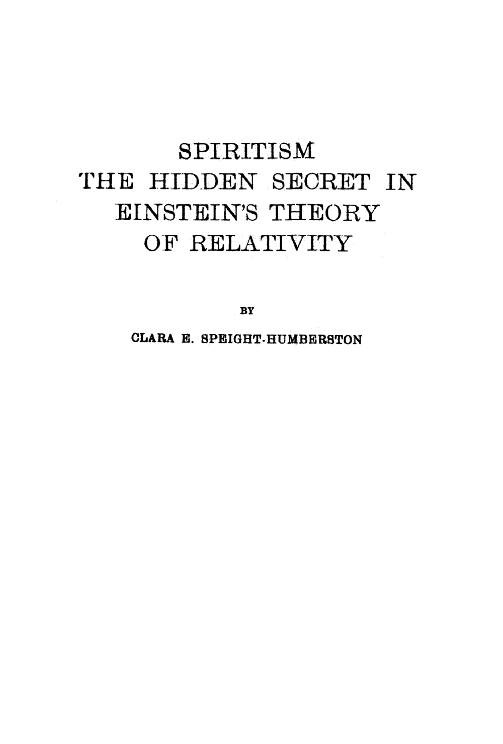 Spiritism