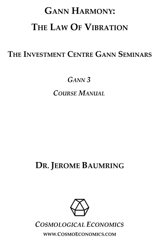 Notes on W. D. Gann's Hidden Material - Volume 3
