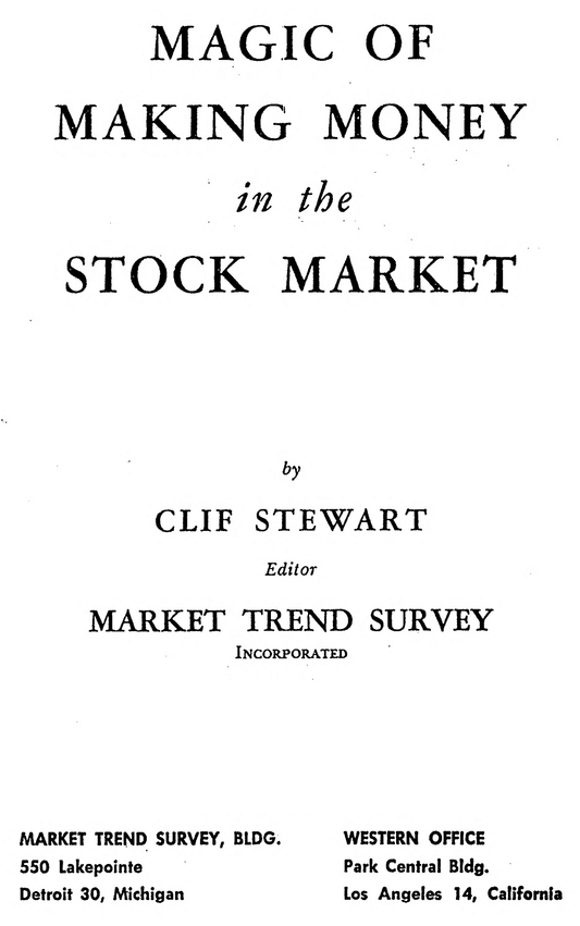 Magic of Making Money in the Stock Market