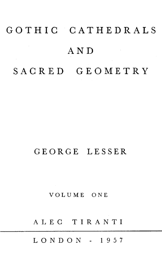 Gothic Cathedrals & Sacred Geometry