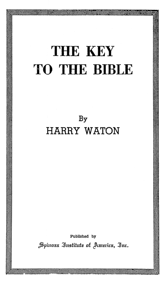Key to the Bible