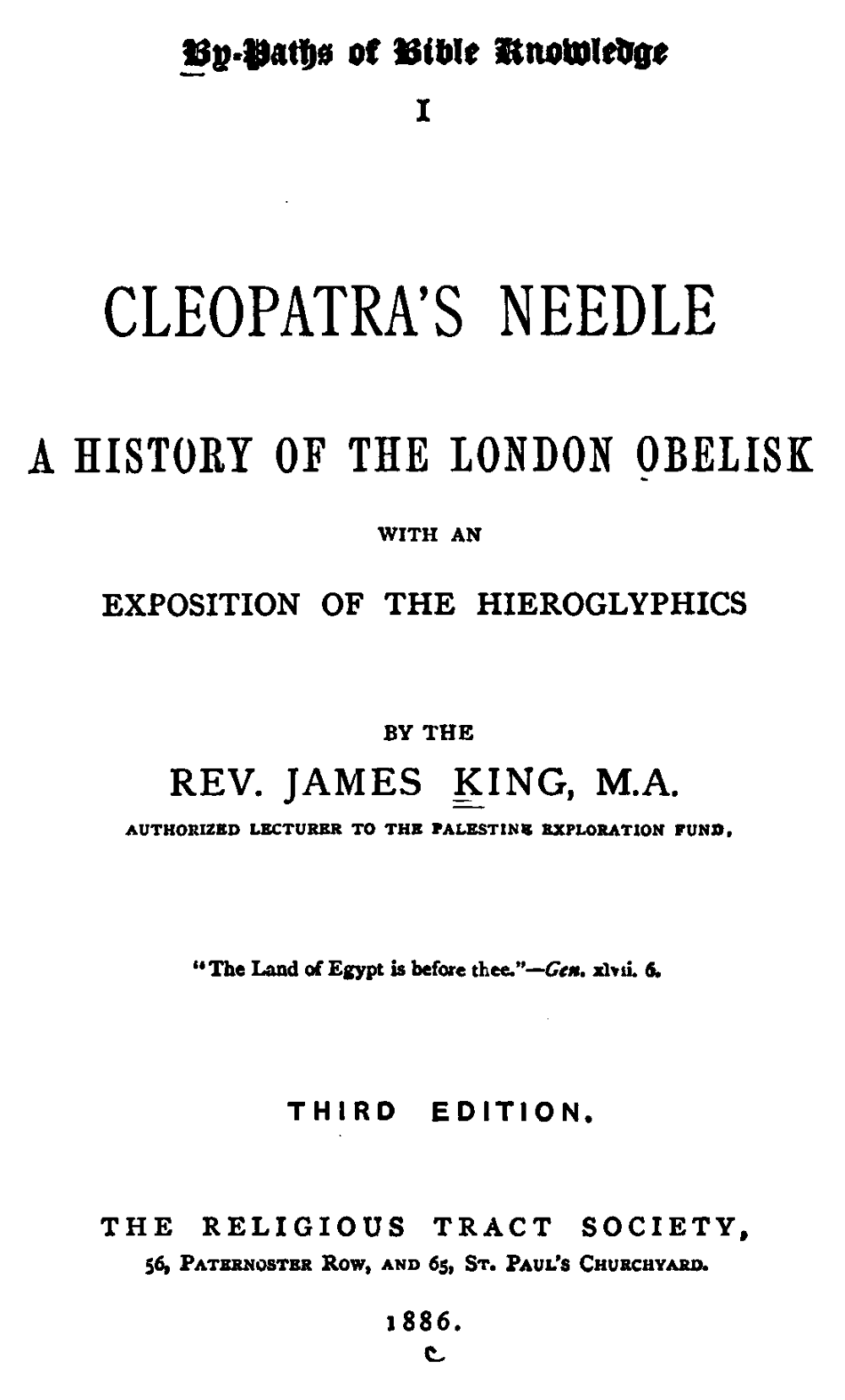 Cleopatra's Needle