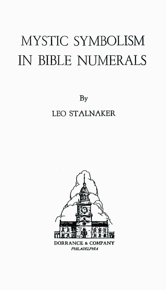 Mystic Symbolism in Bible Numerals