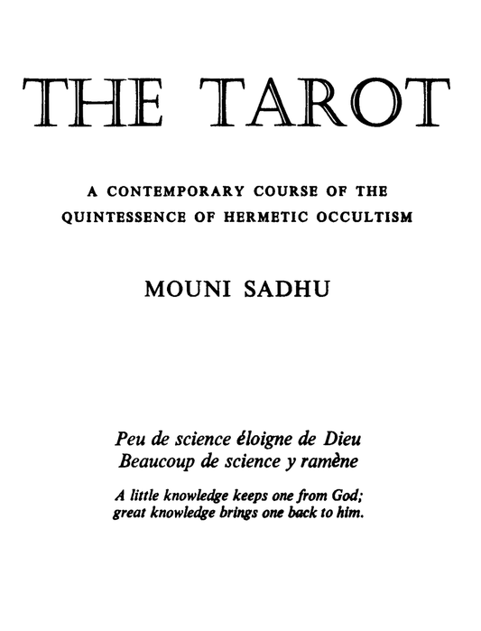 The Tarot