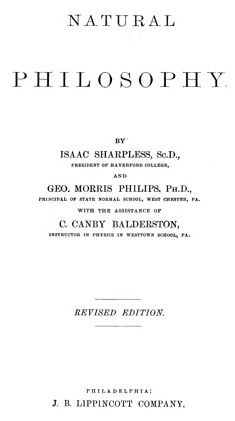 Natural Philosophy